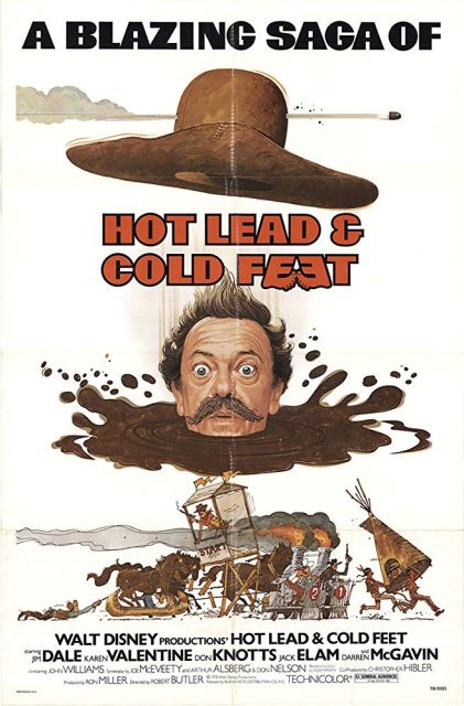 Affiche Poster tête brûlée pied tendre Hot Lead Cold Feet disney