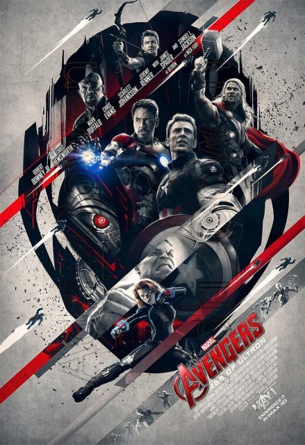Avengers : l'ère d'Ultron. 30 Affiche Poster Avengers Ere Ultron Marvel Disney