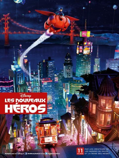 Les nouveaux héros - Photos et affiches. 1 affiche poster nouveaux heros big 6 disney