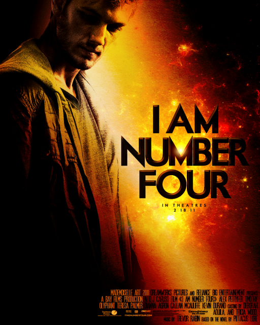Numéro Quatre. 20 Affiche Poster Numéro quatre Number Four Disney Touchstone Pictures