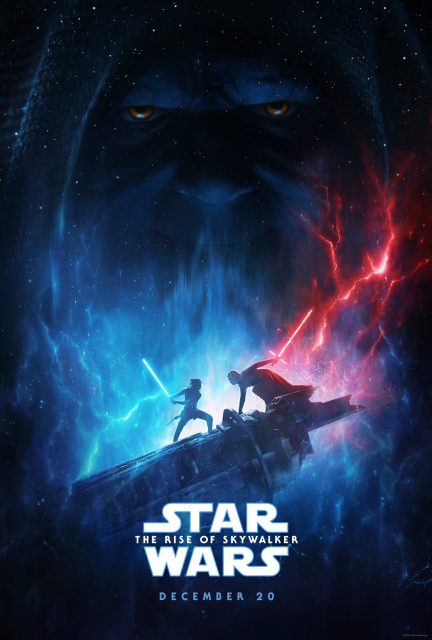 Affiche Poster de Star Wars L'ascension de Skywalker Rise avec Daisy Ridley Adam Driver et Oscar Isaac 2019