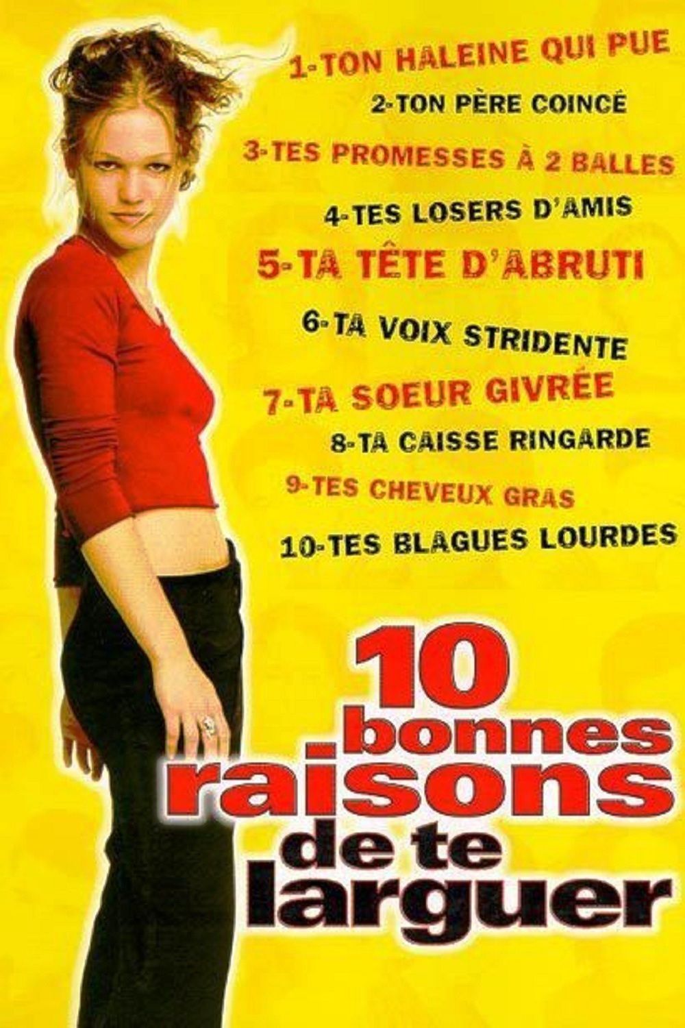 Affiche Poster 10 bonnes raisons larguer things hate disney touchstone