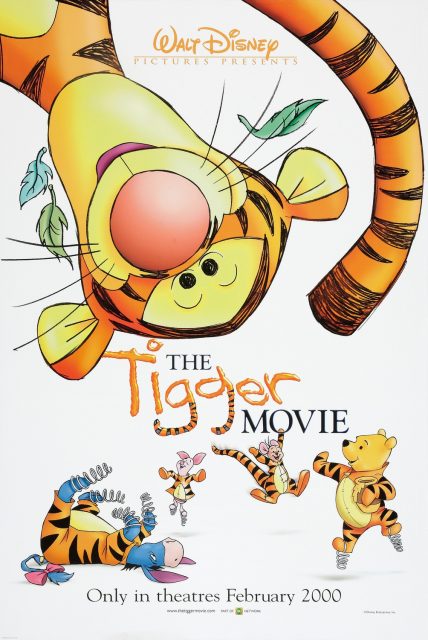 affiche poster aventures tigrou tiger movie disney