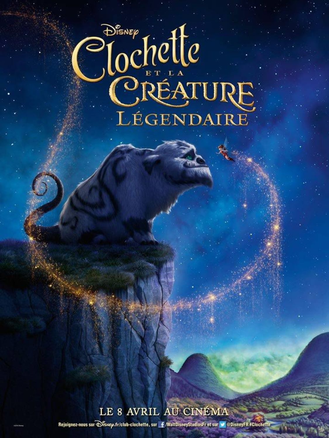 Clochette et la créature légendaire - Photos et affiches. 2 affiche poster clochette créature légendaire tinkerbell neverbeast legend disney