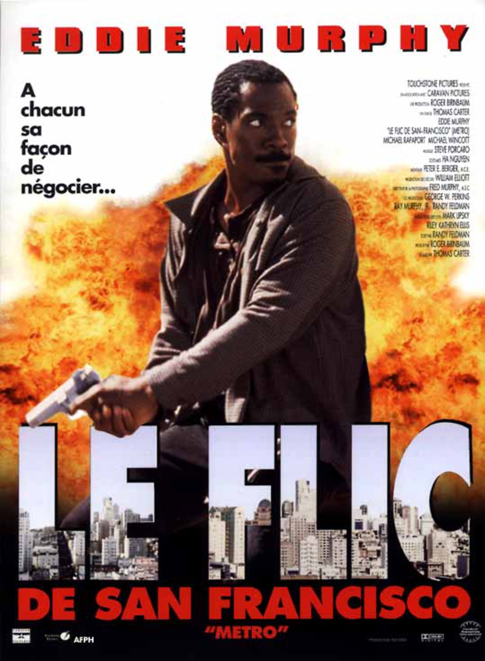 Affiche Poster flic san francisco metro disney touchstone