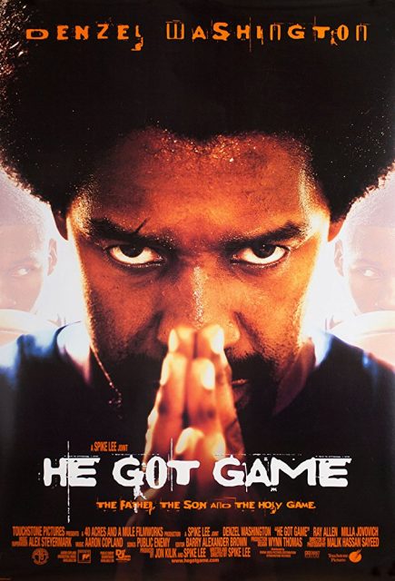 Affiche Poster de He got game avec Denzel Washington 1998