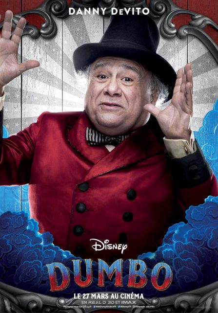 Affiche Poster de Dumbo avec Colin Farrell et Danny Devito 2019
