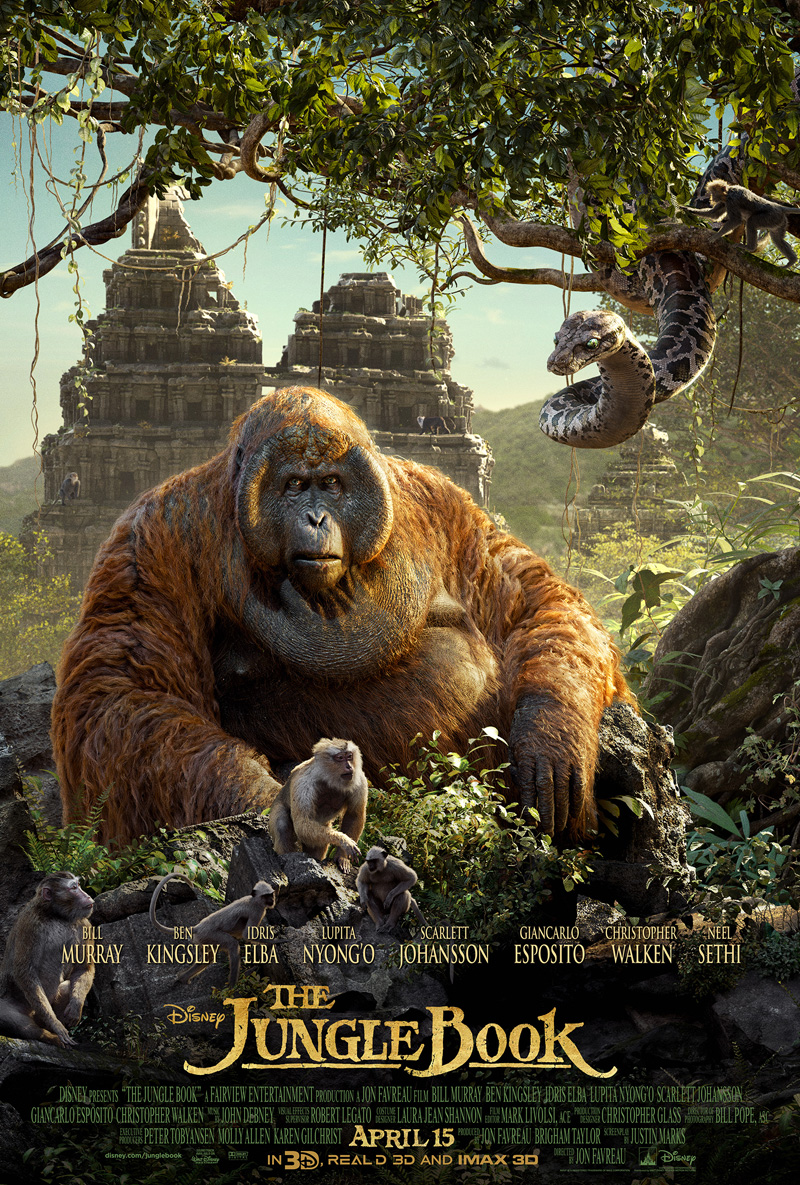 walt disney pictures le livre de la jungle book film affiche poster