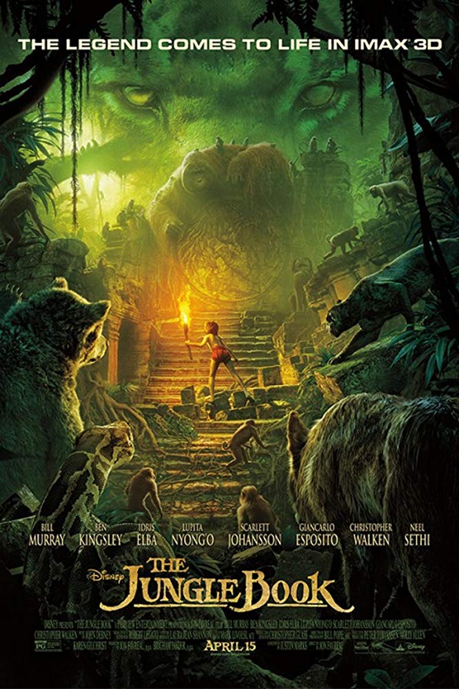 Affiche Poster livre jungle book film disney