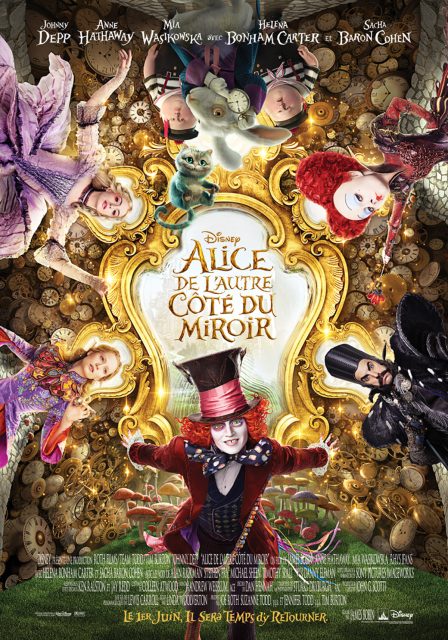 Alice de l'autre côté du miroir. 1 disney affiche poster alice de l'autre côté du miroir through looking glass
