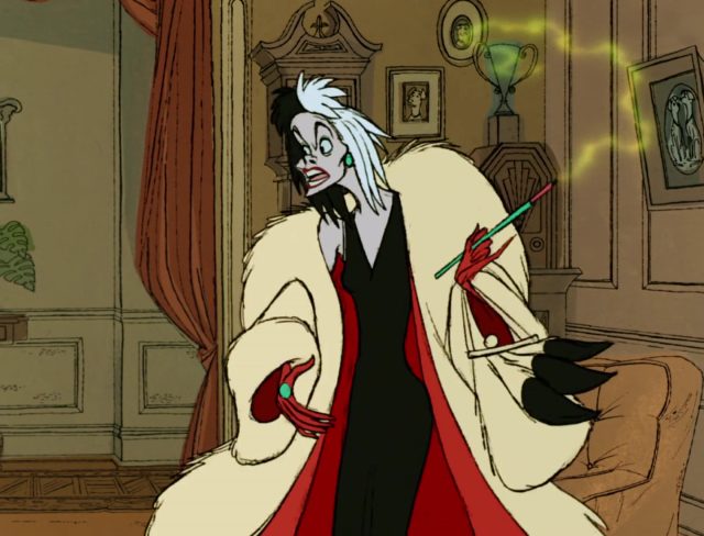 Cruella d'Enfer - Personnage - Les 101 dalmatiens. 7 cruella d'enfer de vil personnage character 101 dalmatiens dalmatians disney animation