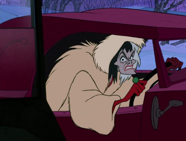 Cruella d'Enfer - Personnage - Les 101 dalmatiens. 9 cruella d'enfer de vil personnage character 101 dalmatiens dalmatians disney animation