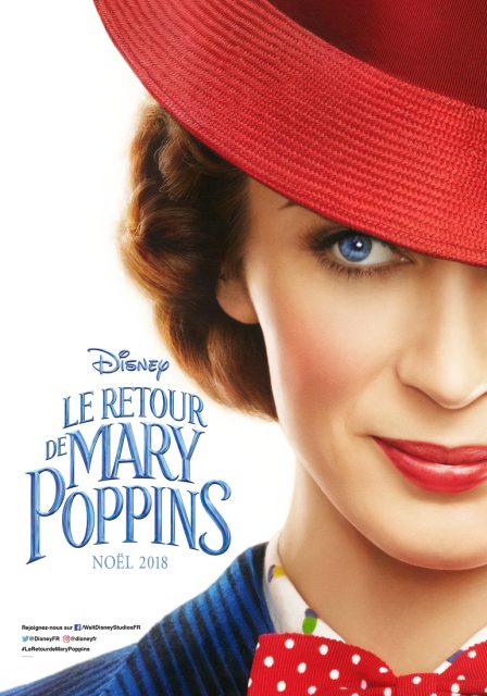 Affiche Poster Retour Mary Poppins Returns Disney