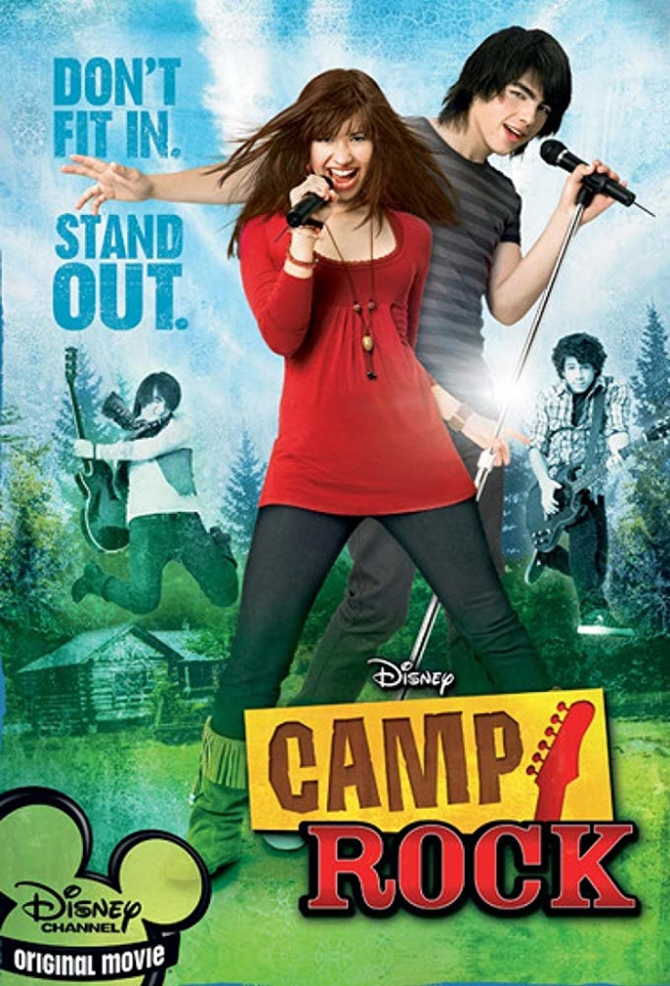 affiche poster camp rock disney channel