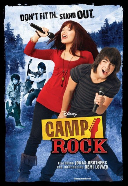 affiche poster camp rock disney channel