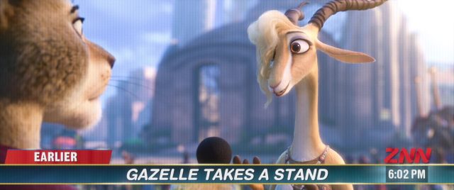 Gazelle - Personnage - Zootopie. 2 gazelle disney personnage character zootopie zootopia