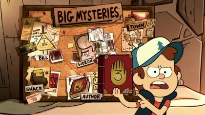 Les messages secrets des génériques de Souvenirs de Gravity Falls.