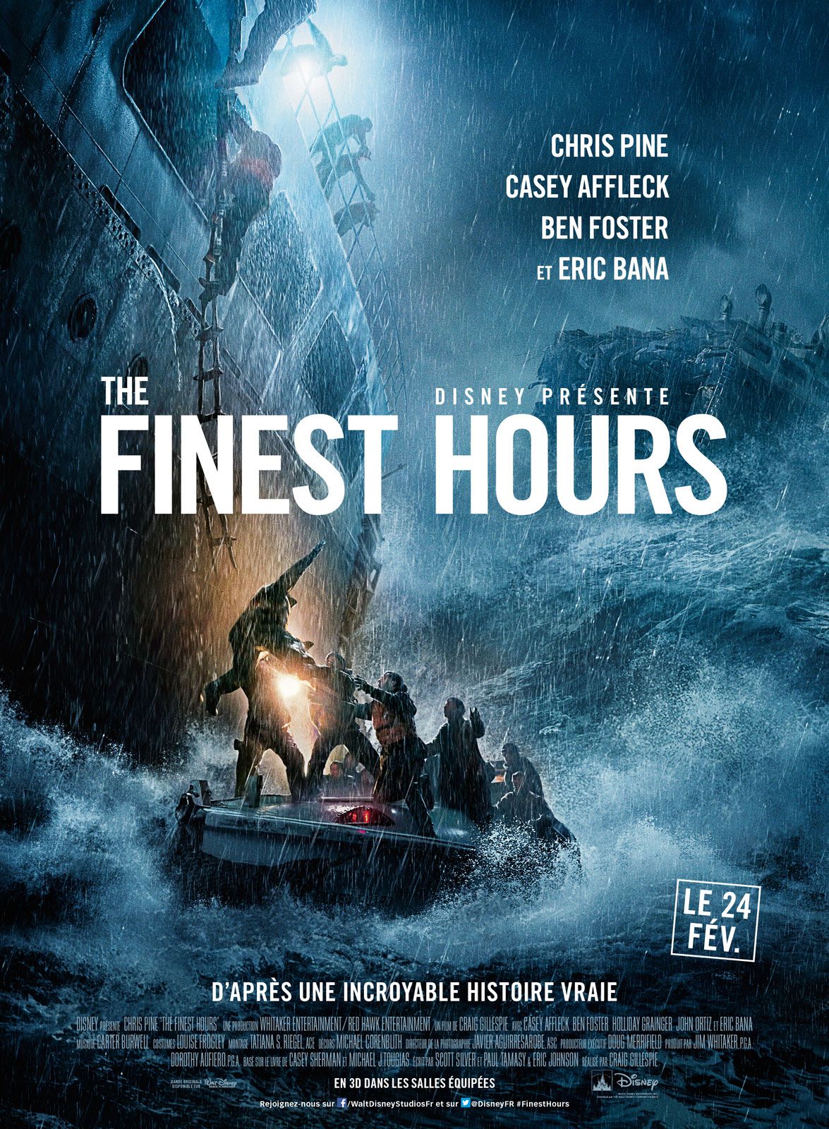 Affiche Poster finest hours disney