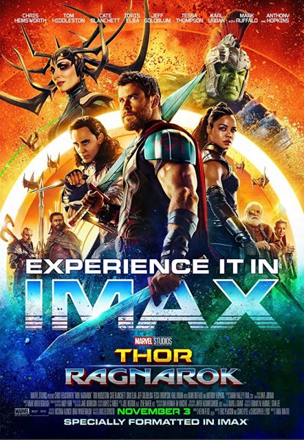 Thor : Ragnarok - Photos et affiches. 4 Affiche Poster Thor Ragnarok Disney Marvel