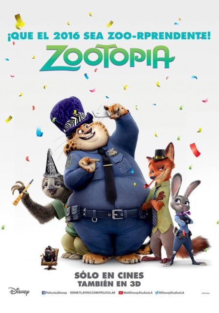 Zootopie - Photos et affiches. 11 affiche internationale zootopie 01