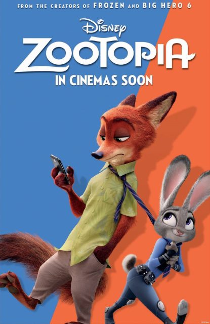 Zootopie - Photos et affiches. 10 disney affiche poster zootopie zootopia personnage character