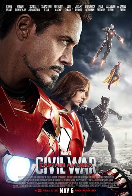 Captain America : Civil War - Photos et affiches. 7 Affiche Poster Captain America Civil War Disney Marvel