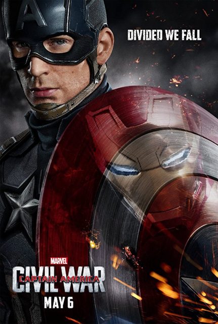 Captain America : Civil War - Photos et affiches. 9 Affiche Poster Captain America Civil War Disney Marvel