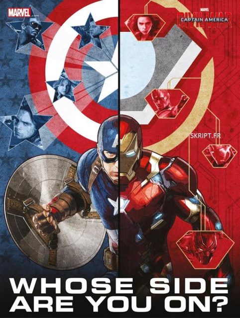 Captain America : Civil War - Photos et affiches. 32 Affiche Poster Captain America Civil War Disney Marvel
