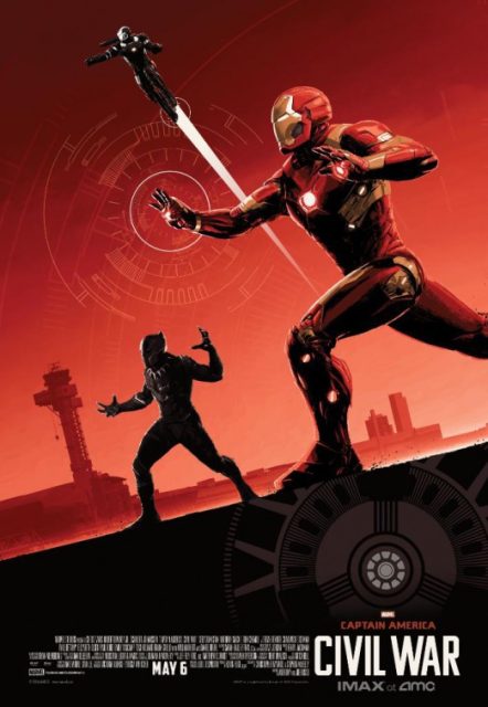 Captain America : Civil War - Photos et affiches. 33 Affiche Poster Captain America Civil War Disney Marvel