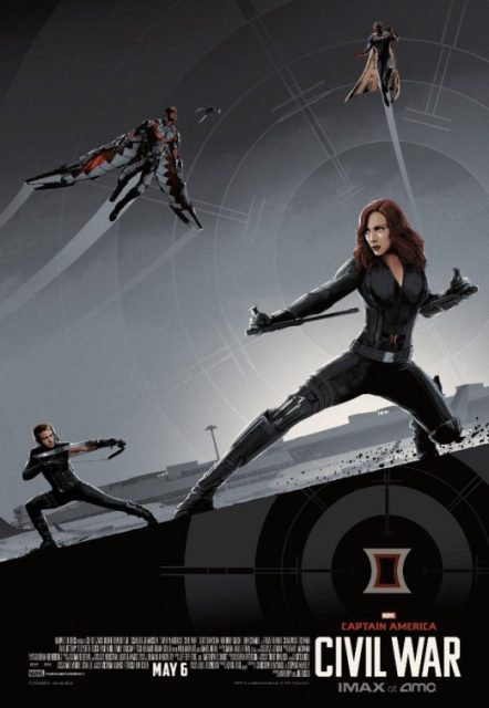 Captain America : Civil War - Photos et affiches. 34 Affiche Poster Captain America Civil War Disney Marvel