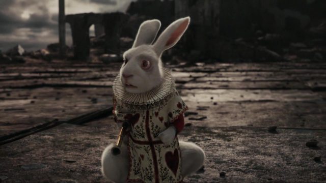 Le Lapin Blanc - Personnage - Alice au pays des merveilles (film - 2010). 2 lapin blanc white rabbit disney personnage character alice au pays des merveilles in wonderland