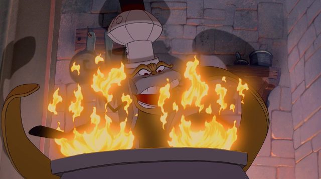 Chef Bouche / Le Fourneau - Personnage - La Belle et la Bête. 2 fourneau chef bouche stove personnage character disney la belle et la bête beauty and the beast
