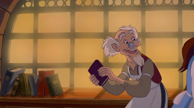 Le Libraire - Personnage - La Belle et la Bête. 2 libraire Bookseller personnage character disney la belle et la bête beauty and the beast