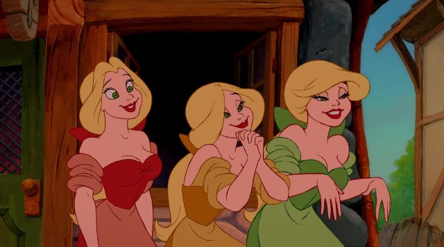 Les Triplées / Les Bimbettes - Personnage - La Belle et la Bête. 1 triplées bimbettes personnage character disney la belle et la bête beauty and the beast
