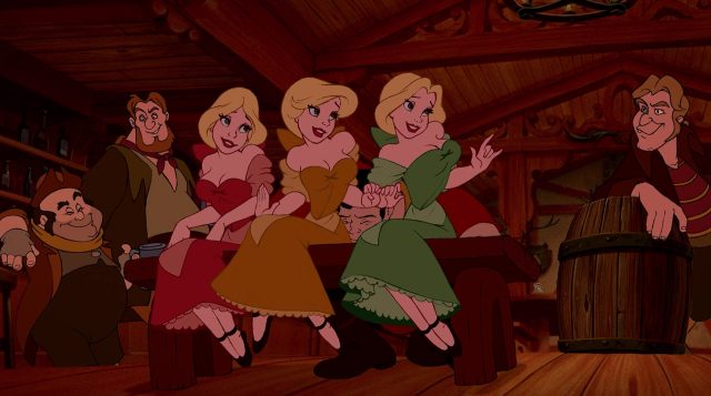 Les Triplées / Les Bimbettes - Personnage - La Belle et la Bête. 5 triplees personnage la belle et la bete 05