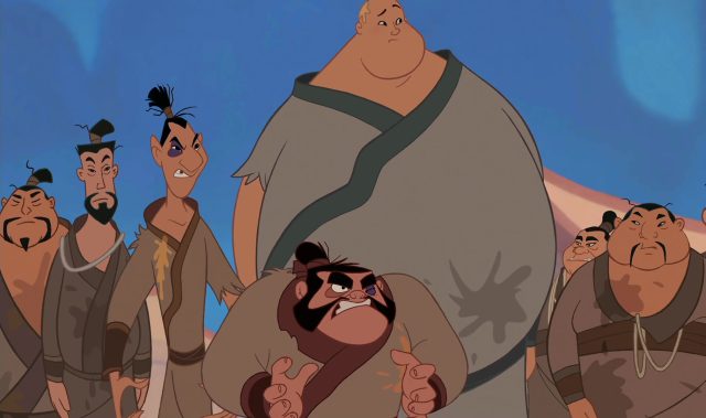 Yao, Ling et Chien Po - Personnage - Mulan. 6 yao ling chien-po disney personnage character mulan