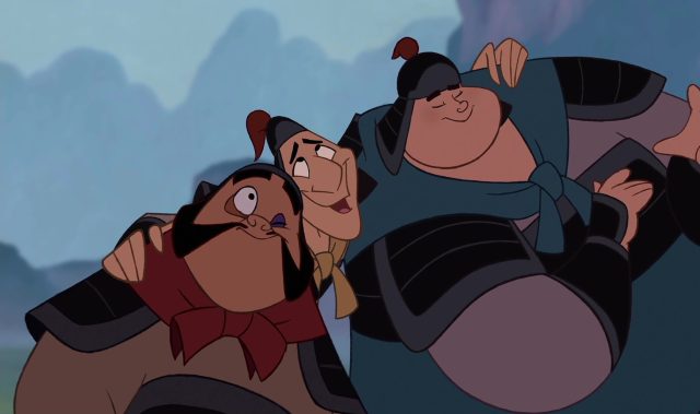 Yao, Ling et Chien Po - Personnage - Mulan. 3 yao ling chien-po disney personnage character mulan
