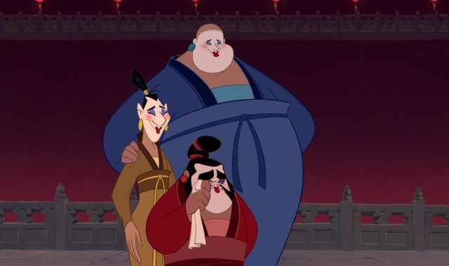 Yao, Ling et Chien Po - Personnage - Mulan. 7 yao ling chien-po disney personnage character mulan