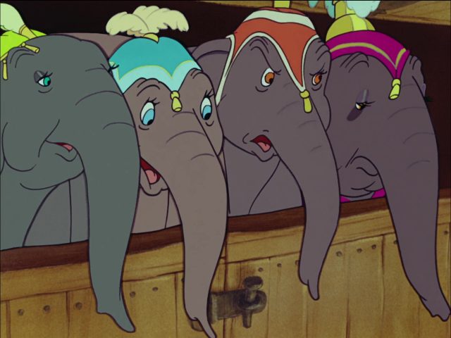 Dumbo - Photos et affiches. 24 éléphantes matriarch catty prissy giddy elephant disney personnage character dumbo