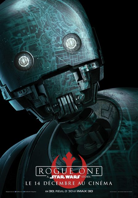 Rogue One - A Star Wars Story - Photos et affiches. 5 Affiche Poster de Rogue One A Star Wars Story avec Felicity Jones 2016