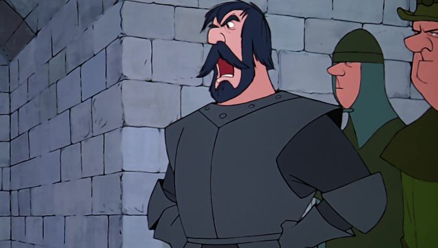 Le chevalier noir - Sire Bart - Personnage - Merlin l'enchanteur. 5 chevalier noir black bart disney animation merlin enchanteur sword stone personnage character