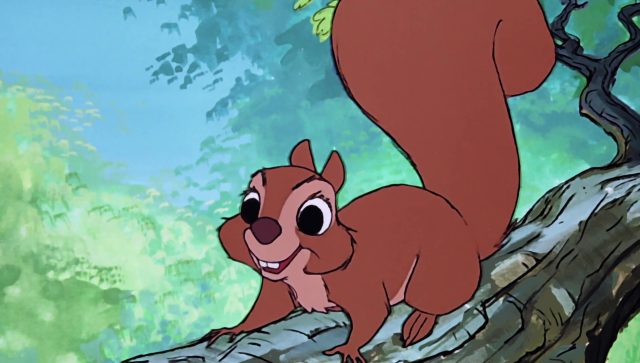 Jeune écureuil - Personnage - Merlin l'enchanteur. 2 jeune écureuil squirrel girl disney animation merlin enchanteur sword stone personnage character