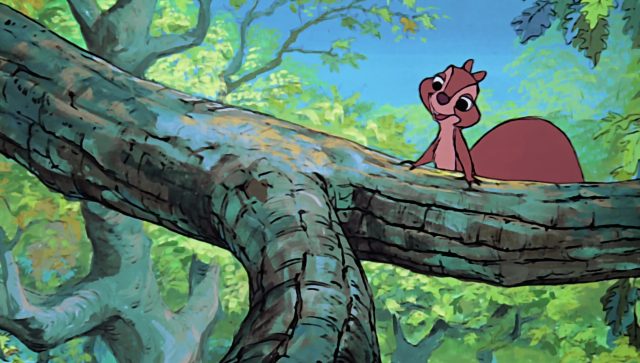 Jeune écureuil - Personnage - Merlin l'enchanteur. 3 jeune écureuil squirel girl disney animation merlin enchanteur sword stone personnage character