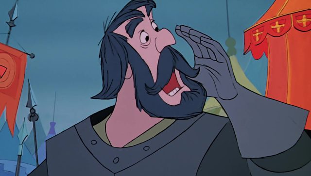 Le chevalier noir - Sire Bart - Personnage - Merlin l'enchanteur. 1 chevalier noir black bart disney animation merlin enchanteur sword stone personnage character