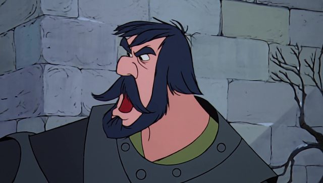 Le chevalier noir - Sire Bart - Personnage - Merlin l'enchanteur. 2 chevalier noir black bart disney animation merlin enchanteur sword stone personnage character