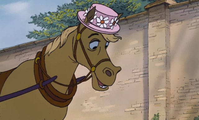 Frou-Frou - Personnage - Les Aristochats. 1 Frou-Frou cheval horse personnage character aristochats aristocats disney animation