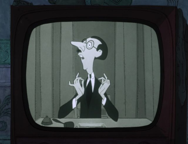 Le présentateur - Personnage - Les 101 dalmatiens. 2 presentateur quizmaster personnage character 101 dalmatiens dalmatians disney animation