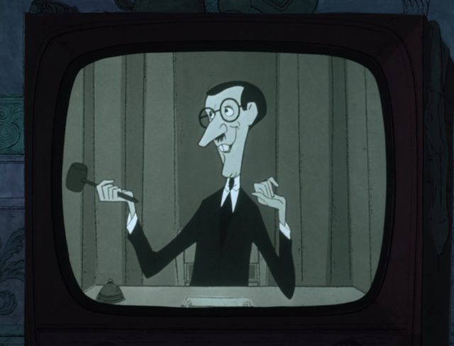 Le présentateur - Personnage - Les 101 dalmatiens. 1 presentateur quizmaster personnage character 101 dalmatiens dalmatians disney animation