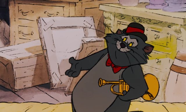Scat Cat - Personnage - Les Aristochats. 3 scat cat chat jazz personnage character aristochats aristocats disney animation
