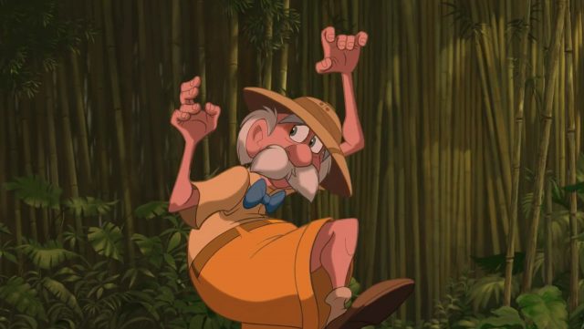 Professeur Archimedes Quincy Porter - Personnage - Tarzan. 3 professeur archimedes porter personnage character tarzan disney animation